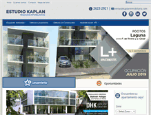 Tablet Screenshot of kaplaninmobiliaria.com